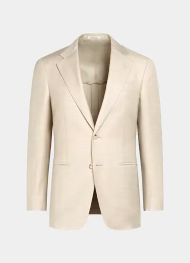 Veste de costume beige